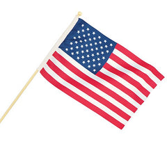 4" X 6" American Flags - 36 Pack